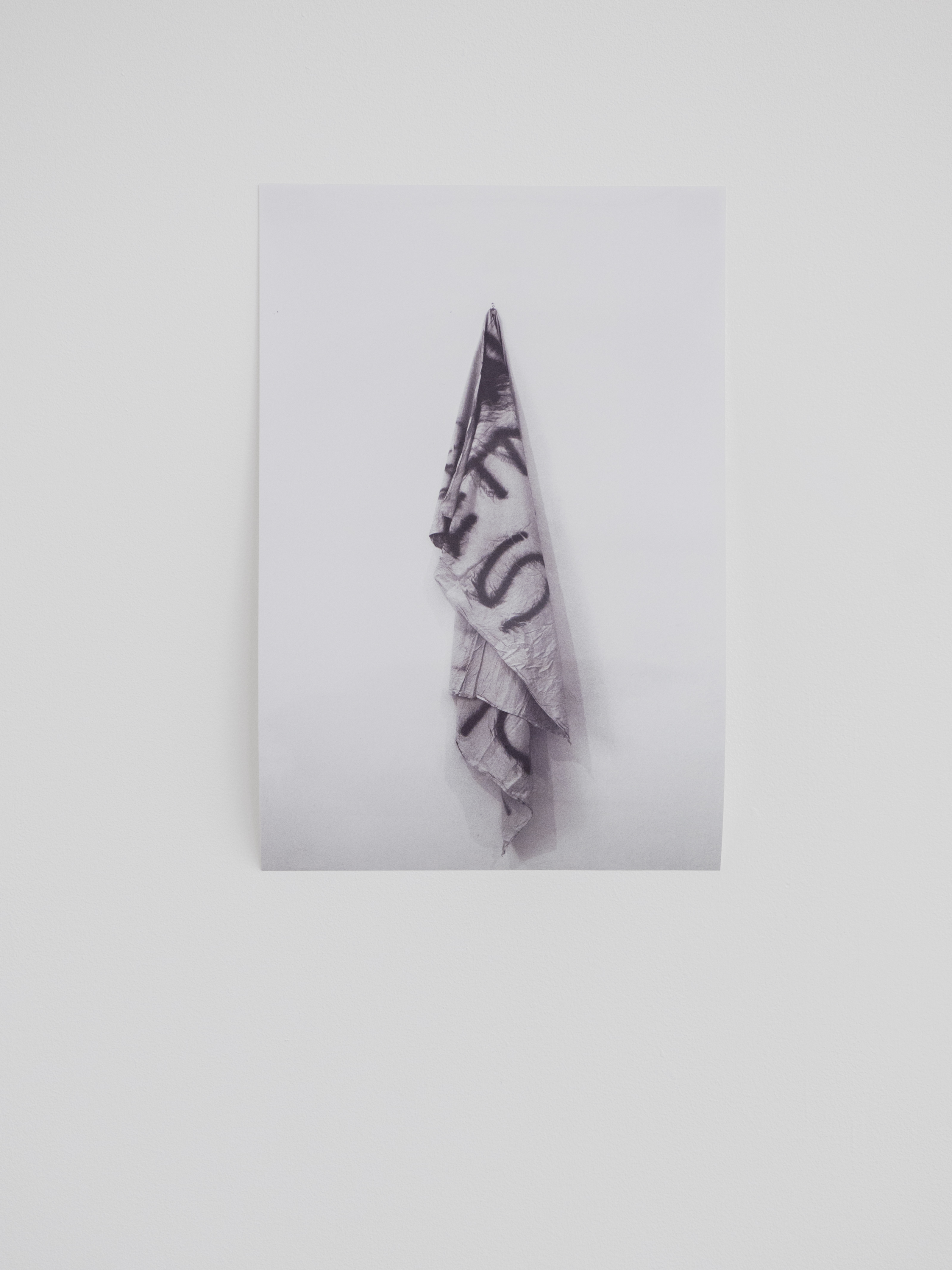 Untitled (2016) medium format analogue photo documentation of a ruined banner, C print 28x35