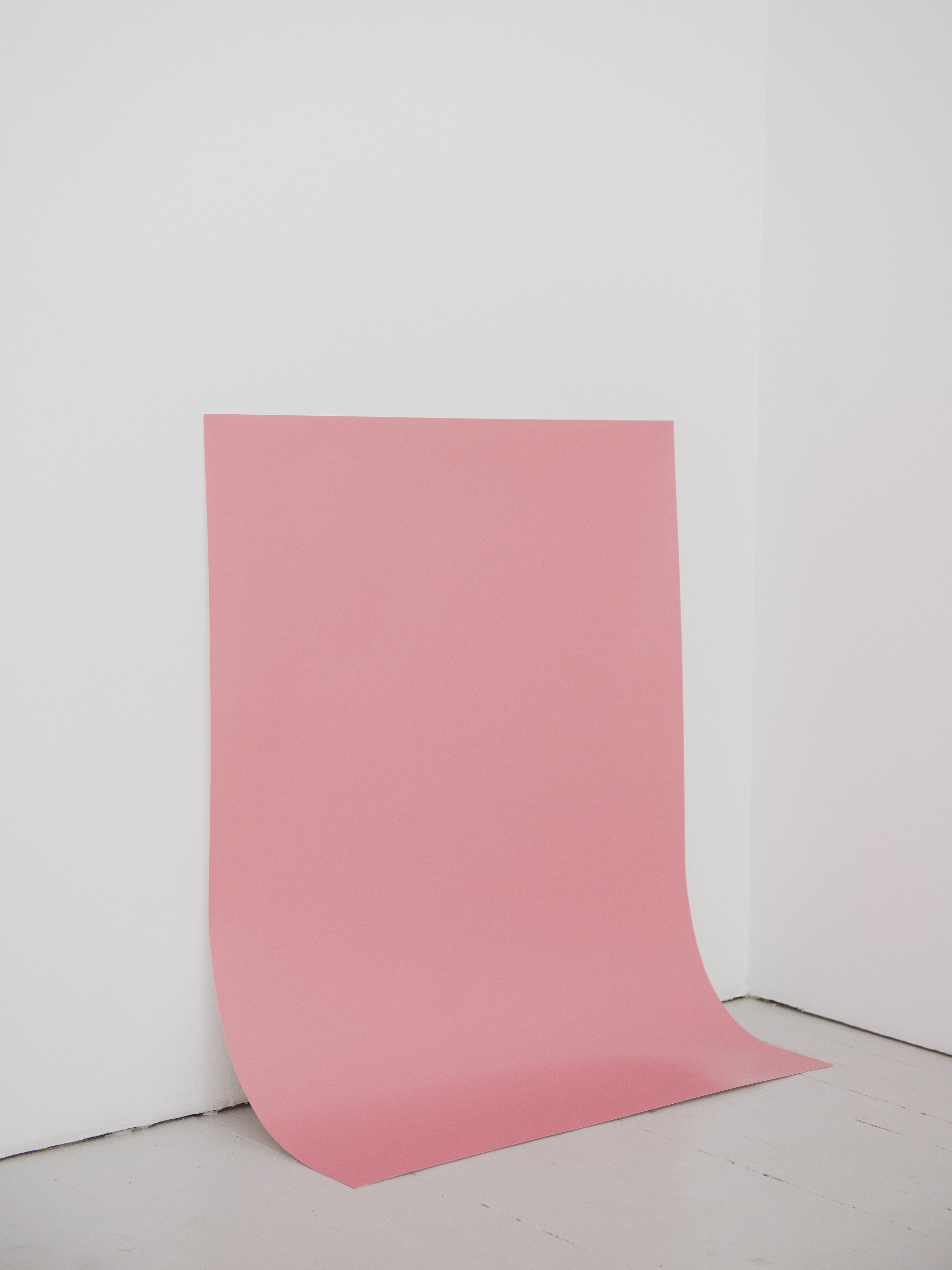 Untitled (2016), Undeveloped chromogenic photo paper exposed to light at Podium 100x70, from a series of 9, ph Ayat Gali