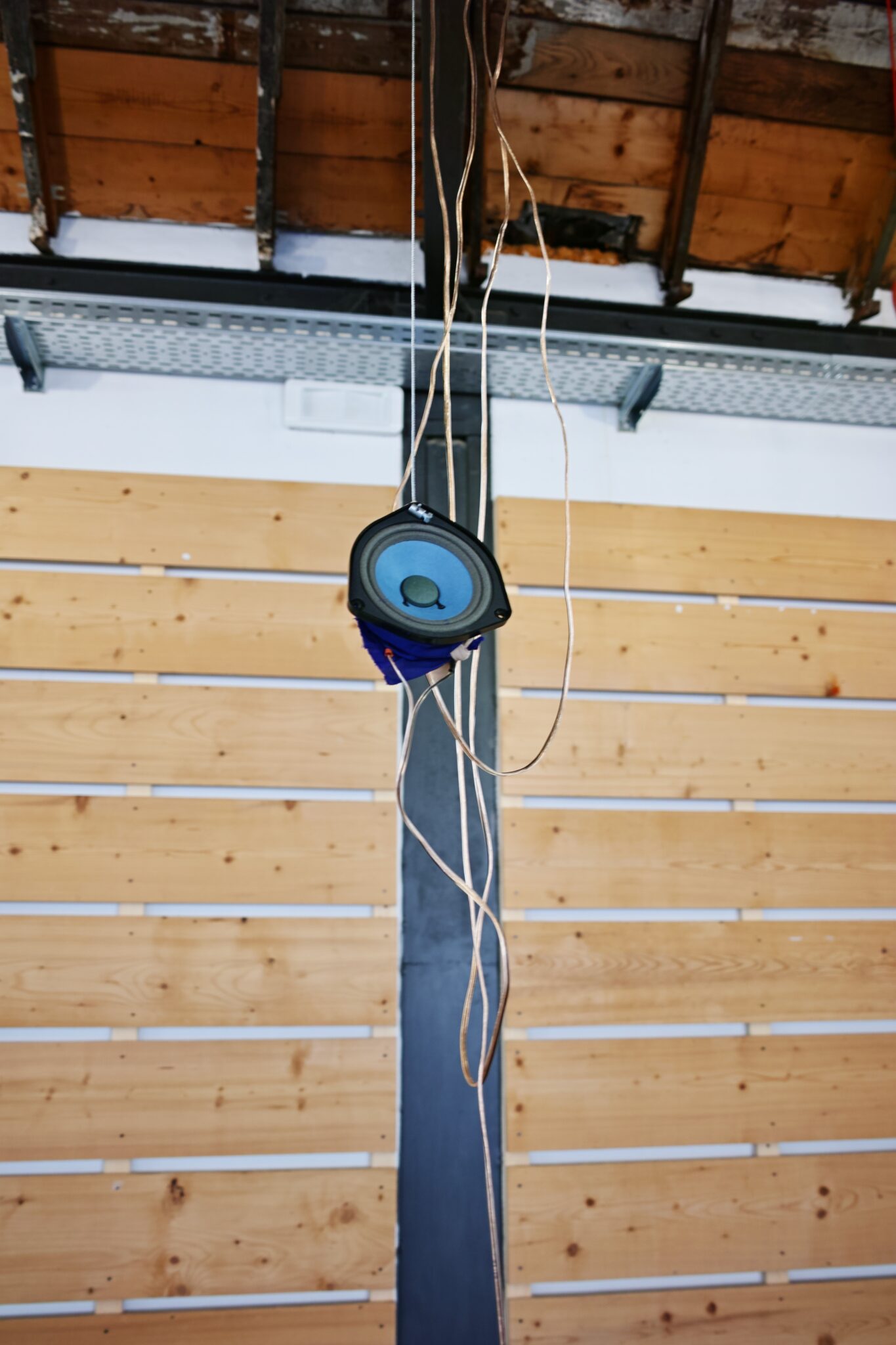 speaker, copper audio cables, Polyester fabric